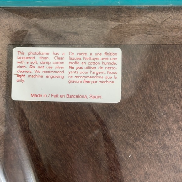 Birks Silver Plated Picture Frame - Picture 4 of 16